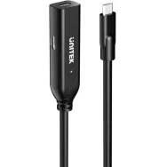 Kabel przedłużacz Unitek USB-C 10Gbps U1335ABK01, 1x USB-C 3.2 Gen 2, 1x USB-C 5V, 5 m, Czarny | Sklep ITnes.pl, IT for BUSINESS
