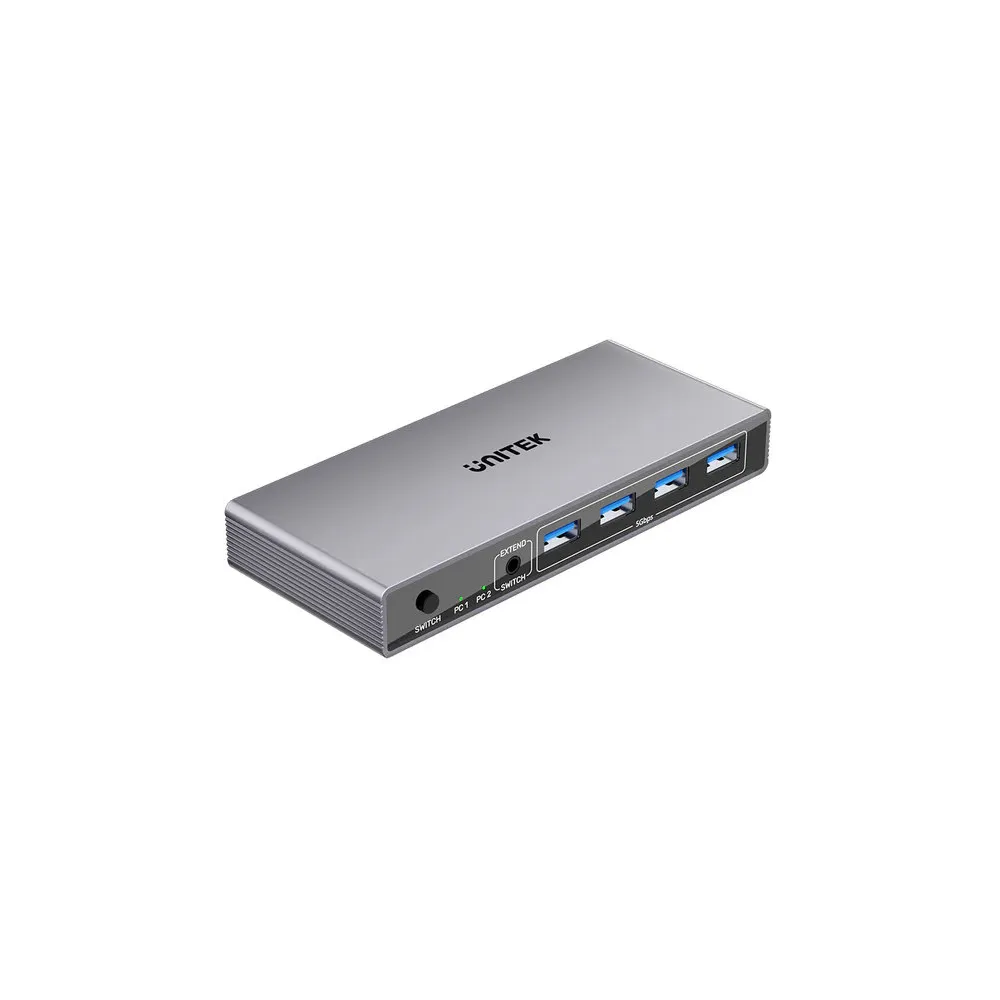 Przełącznik KVM Unitek 5Gbps DisplayPort KVM Switch V1310AGY01-EU - 48K 60Hz, USB 3.0, DisplayPort