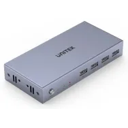 Przełącznik KVM Unitek HDMI KVM Switch 2 In 1 Out V307A - 2x USB-A 2.0, 2x HDMI 2.0, Szary