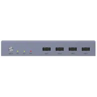 Przełącznik KVM Unitek HDMI KVM Switch 2 In 1 Out V307A - 2x USB-A 2.0, 2x HDMI 2.0, Szary