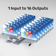 Rozgałęźnik sygnału Unitek 4K HDMI Splitter 1 in 16 Out V1137AGY01-EU, Szary | Sklep ITnes.pl, IT for BUSINESS