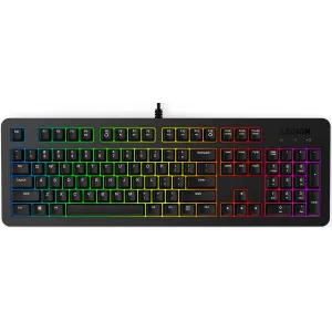 Klawiatura przewodowa Lenovo Legion K310 RGB Gaming Keyboard GY41N91873 - US English, Czarna