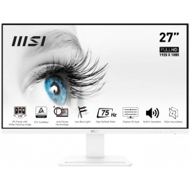 Monitor MSI PRO MP273W (HDMI+DP) - 27"/1920x1080 (Full HD)/IPS/5 ms/Biały