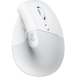 Mysz bezprzewodowa Logitech Lift 910-006475 - Biała, Szara