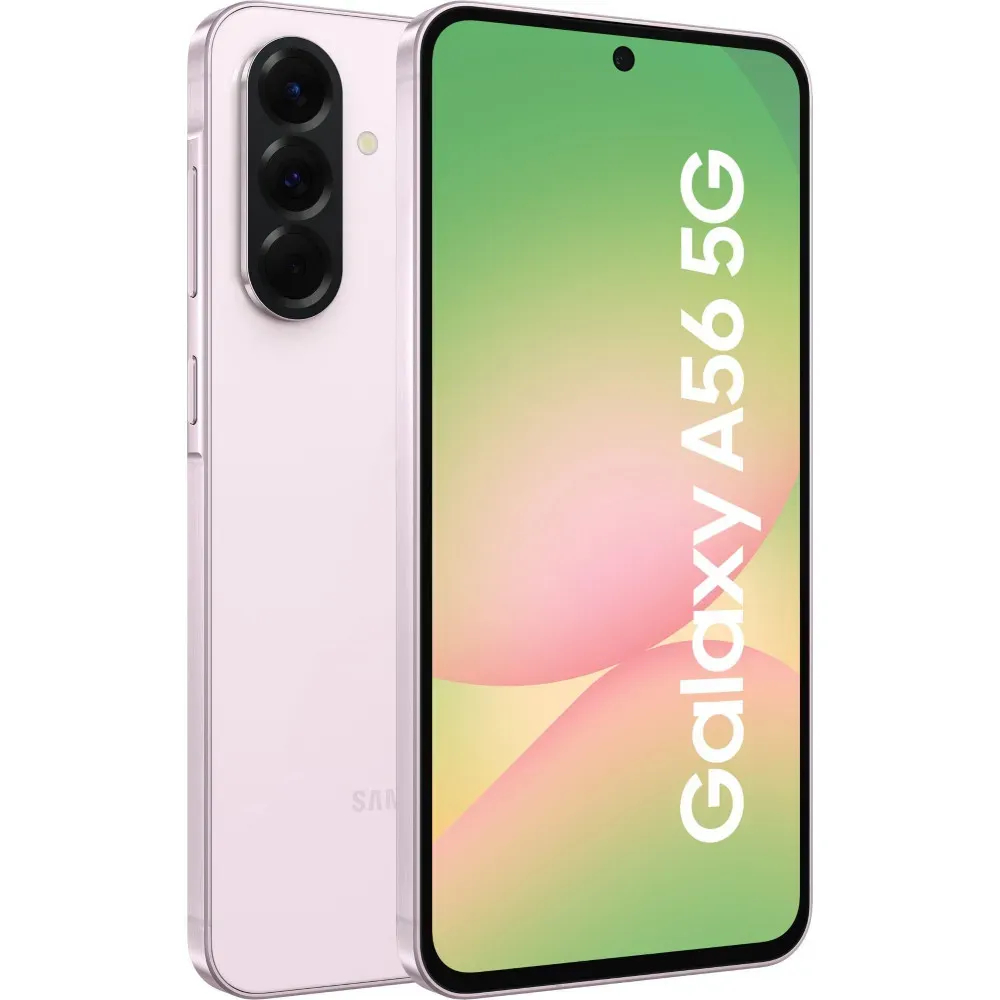 Smartfon Samsung Galaxy A56 SM-A566BLICEUB - Exynos 1580/6,7" 2340x1080/256GB/RAM 8GB/5G/Różowy/50+12Mpix/Android/2 lata CI - zdjęcie