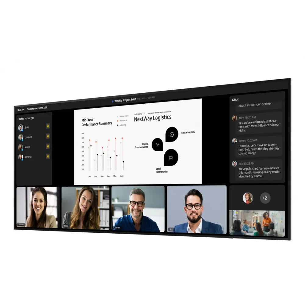 Monitor Samsung QPDX-5K LH105QPD5BGXEN - 105"/5120x2160 (UW5K)/75Hz/21:9/VA/6 ms/USB-C/Czarny