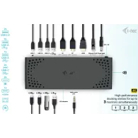 Stacja dokująca i-tec USB-C Triple Display Docking Station Gen 2 C31TRIPLE4KDOCKPD - Power Delivery 100W