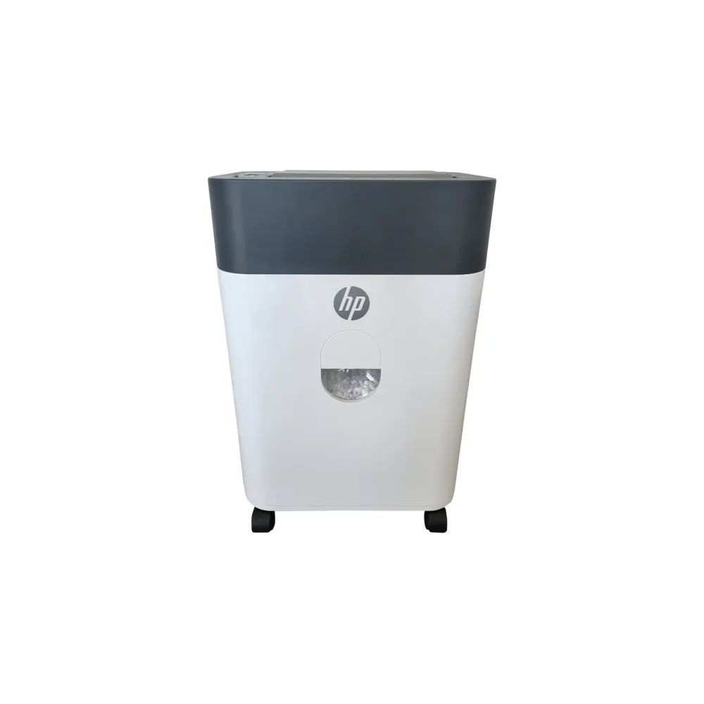 Niszczarka HP OneShred Auto 100CC HPN2818100CCOF-05 - 100 kartek, P-4, 17l, Jasnoszara