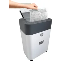 Niszczarka HP OneShred Auto 100CC HPN2818100CCOF-05 - 100 kartek, P-4, 17l, Jasnoszara