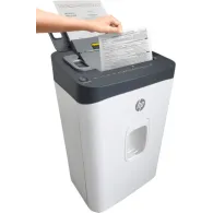 Niszczarka HP OneShred Auto 200CC HPN2819200CCOF-05 - 200 kartek, P-4, 28l, Jasnoszara