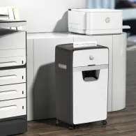 Niszczarka HP OneShred 16CC 581833 - 18 kartek, P-4, 30 l, Czarna|Biała