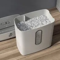 Niszczarka HP OneShred 12CC HPN280108CCON-14 - 8 kartek, P-4, 15 l, Czarna|Srebrna