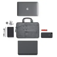 Torba na laptopa Satechi 13" Water-Resistant Laptop Carrying Case with Pockets ST-LTB13, Nylon, Szara | Sklep ITnes.pl, IT for BUSINESS