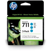 Tusz HP 711 3-pack Cyan CZ134A - Oryginał