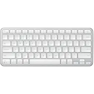 Klawiatura bezprzewodowa Satechi Slim EX1 Wireless Keyboard ST-KEX1S-EN - Bluetooth do trzech urządzeń, USB-C, Srebrna