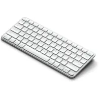 Klawiatura bezprzewodowa Satechi Slim EX1 Wireless Keyboard ST-KEX1S-EN - Bluetooth do trzech urządzeń, USB-C, Srebrna