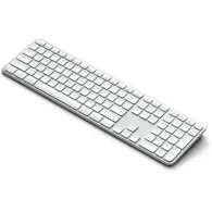 Klawiatura bezprzewodowa Satechi Slim EX3 Wireless Keyboard ST-KEX3S-EN - Bluetooth, 2.4GHz USB-C, Srebrna