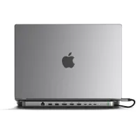 Stacja dokująca Satechi Dual Dock Stand ST-DDSM - NVMe SSD, 1xUSB-C PD, 2xUSB-C, 1xUSB-A, 2xHDMI, 1xDP, 1xLAN