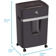 Niszczarka HP Pro Shredder 15CC HPN281115CCOF-05 - 15 kartek, P-4, 20 l, Ciemnoszara