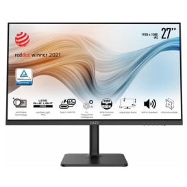 Monitor MSI MODERN MD272P - 27"/1920x1080 (Full HD)/75Hz/zakrzywiony/IPS/5 ms/pivot/USB-C/Czarny