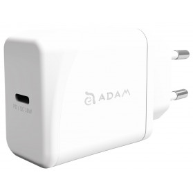 Ładowarka sieciowa Adam Elements Omnia F1 USB-C 20W APAADF1EUWH-1 - Biała