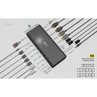 Stacja dokująca i-tec Universal 6x 4K/60Hz Display Docking Station CA6MONITORDOCKPD - PD 140W, Czarna