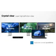 Stacja dokująca i-tec Thunderbolt4 Triple Display Docking Station TB4TRIPLEDOCKPD - Power Delivery 96W, Czarna