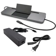 Stacja dokująca i-tec USB-C Metal Ergonomic 4K 3x Display Docking Station C31FLATPRO100 - PD 85 W, Zasilacz 100 W, Czarna