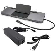 Stacja dokująca i-tec USB-C Metal Ergonomic 4K 3x Display Docking Station C31FLATPRO100 - PD 85 W, Zasilacz 100 W, Czarna
