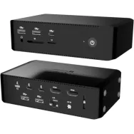 Stacja dokująca i-tec Thunderbolt5 Quattro Display Docking Station TB5QUATTRODOCKPD - 5x USB, 2.5 GLAN, PD 140W, Czarna