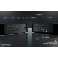 Stacja dokująca i-tec Thunderbolt5 Quattro Display Docking Station TB5QUATTRODOCKPD - 5x USB, 2.5 GLAN, PD 140W, Czarna