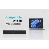 Stacja dokująca i-tec Universal 5x 4K/60Hz Display Docking Station CA5MONITORDOCKPD - PD 100W, Czarna