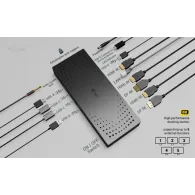 Stacja dokująca i-tec Universal 5x 4K/60Hz Display Docking Station CA5MONITORDOCKPD - PD 100W, Czarna