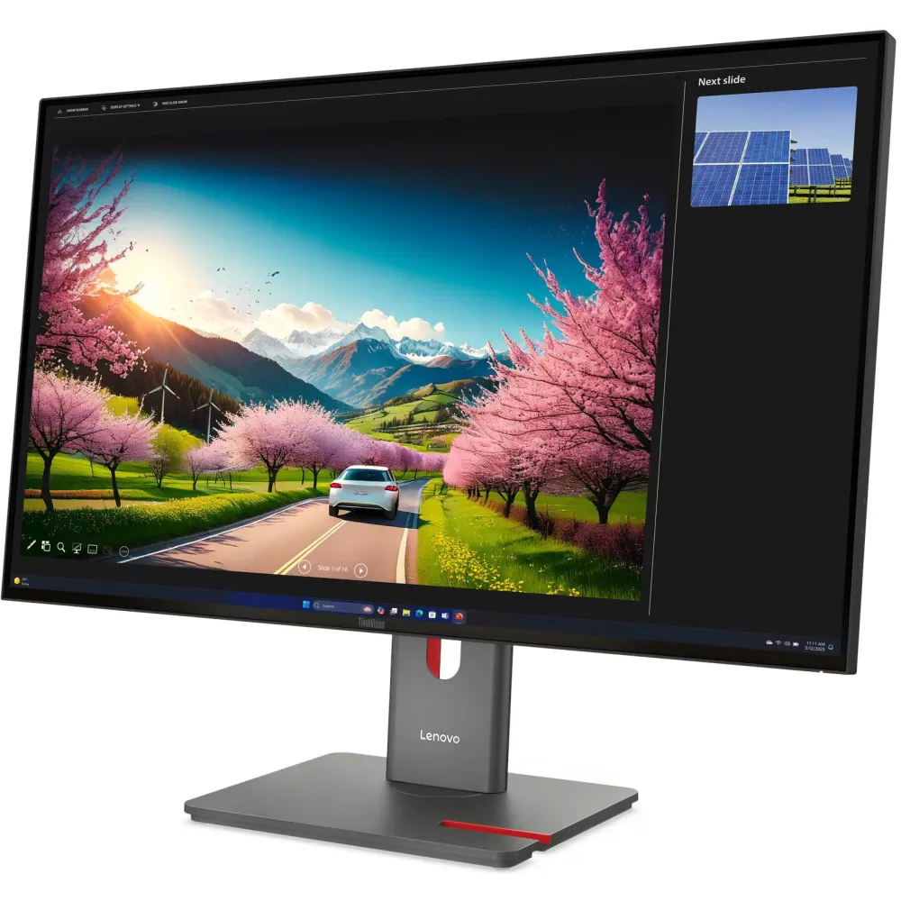 Monitor Lenovo ThinkVision P32UD-40 64A8XAT2EU - 31,5/3840x2160 (4K)/24Hz-120Hz/IPS/HDR/4 ms/pivot/USB-C/Czarny