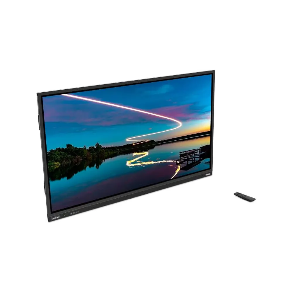 Monitor Lenovo ThinkVision T86 z ThinkPlus MD80 62F0WN1AEK - 86/3840x2160 (4K)/60Hz/VA/HDR/6,5 ms/kamera/dotykowy/USB-C