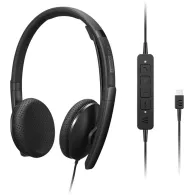 Zestaw słuchawkowy Lenovo Wired VoIP Headset (UC) 4XD1M39028 - Czarny