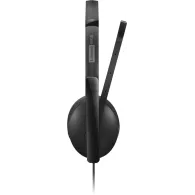 Zestaw słuchawkowy Lenovo Wired VoIP Headset (UC) 4XD1M39028 - Czarny