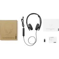 Zestaw słuchawkowy Lenovo Wired ANC Headset Gen 2 (UC) 4XD1M39029 - Czarny