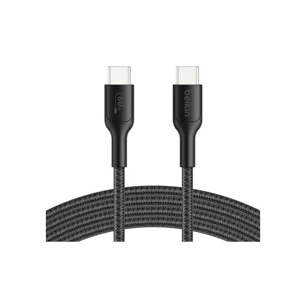 Kabel Belkin USB-C 60W PD ENA008HQ2MBK, USB 2.0, 2 m, do Nintendo Switch 2, Czarny | Sklep ITnes.pl, IT for BUSINESS
