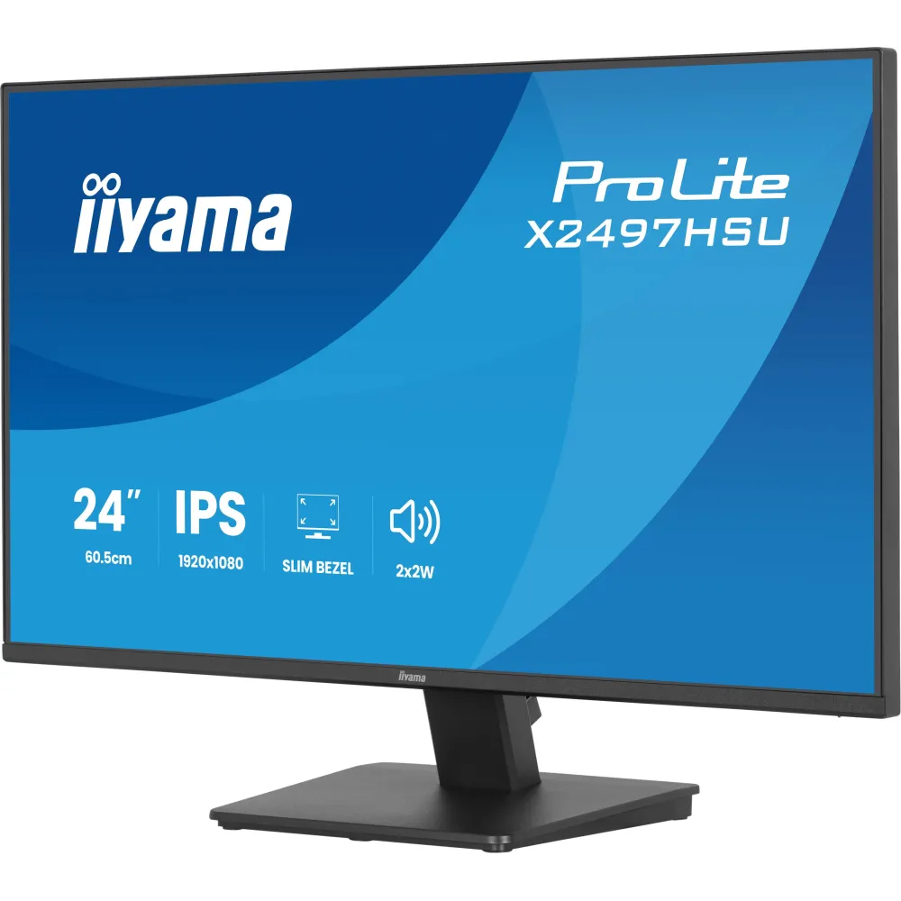 Zdjęcie produktu Monitor iiyama ProLite X2497HSU-B1 - 23,8"/1920x1080 (Full HD)/120Hz/IPS/4 ms/Czarny