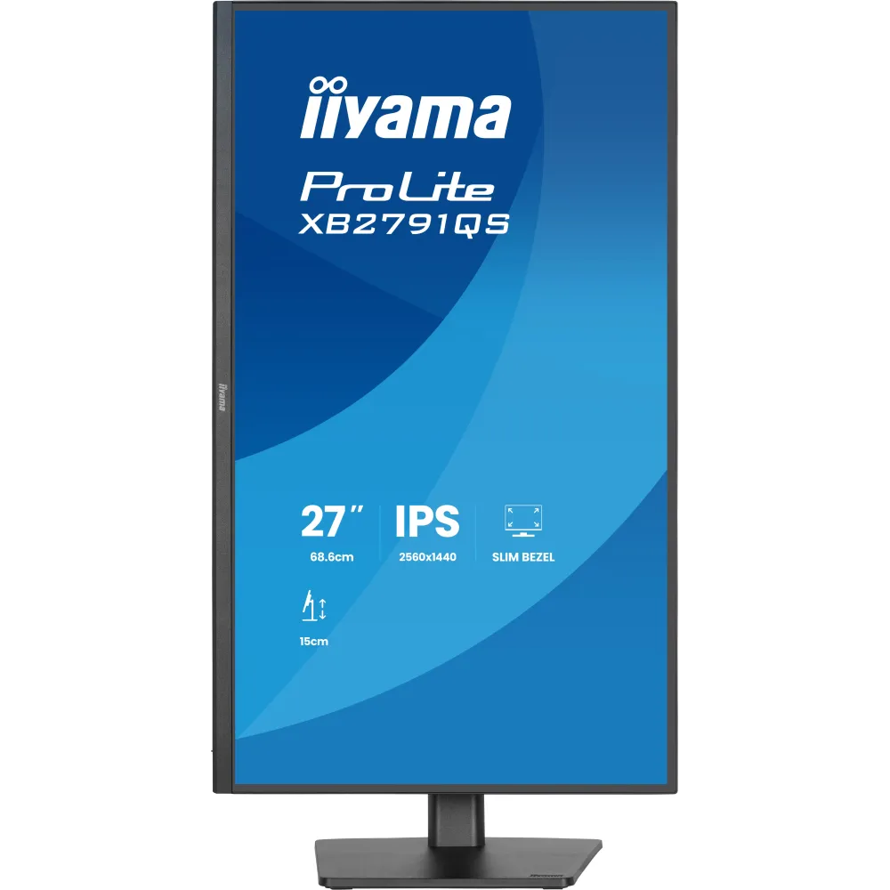 Monitor iiyama ProLite XB2791QS-B1 - 27"/2560x1440 (QHD)/75Hz/IPS/pivot/Czarny