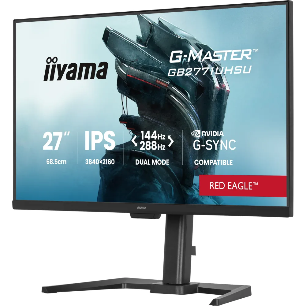 Monitor iiyama G-MASTER GB2771UHSU-B1 - 27"/3840x2160 (4K)/144Hz/IPS/HDR/pivot/Czarny