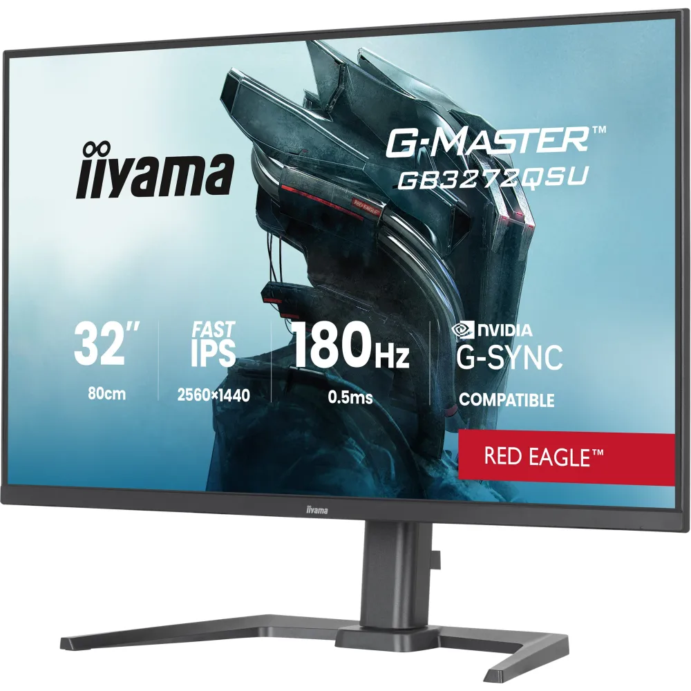 Zdjęcie produktu Monitor iiyama G-MASTER GB3272QSU-B1 - 31,5"/2560x1440 (QHD)/180Hz/Fast IPS/HDR/0,5 ms/Czarny