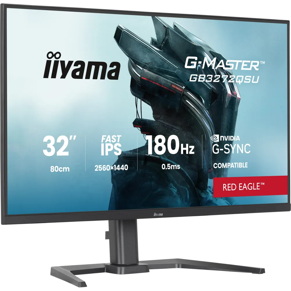 Zdjęcie produktu Monitor iiyama G-MASTER GB3272QSU-B1 - 31,5"/2560x1440 (QHD)/180Hz/Fast/HDR
