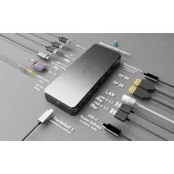 Stacja dokująca i-tec Thunderbolt4 2x Display Docking Station Gen3 TB4DUALDPDOCKPDPRO - Czarna