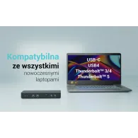 Stacja dokująca i-tec USB-C Intelligent Triple Display Docking Station C31INTGTRI4KDOCPD - PD 100W