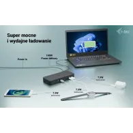 Stacja dokująca i-tec USB-C Intelligent Triple Display Docking Station C31INTGTRI4KDOCPD - PD 100W