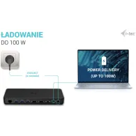 Stacja dokująca i-tec USB-C Triple Display Docking Station Gen 2 Pro C31TRIPLEDOCKPDPRO2 - PD 100W