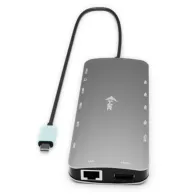 Stacja dokująca i-tec USB-C Metal Nano 3x Display Dock C31NANOTRIPLED140 - PD 140W, i-tec Universal Charger 140 W