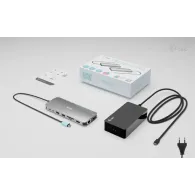 Stacja dokująca i-tec USB-C Metal Nano 3x Display Dock C31NANOTRIPLED140 - PD 140W, i-tec Universal Charger 140 W